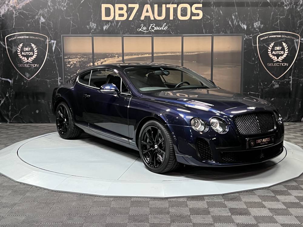 Bentley continental gt coupé supersports w12 630 ch